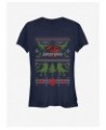 Ugly Christmas Sweater Print Girls T-Shirt $6.77 T-Shirts